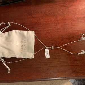 PRICE REDUCED! Kendra Scott Winifred Necklace - silver adjustable choker-sparkly